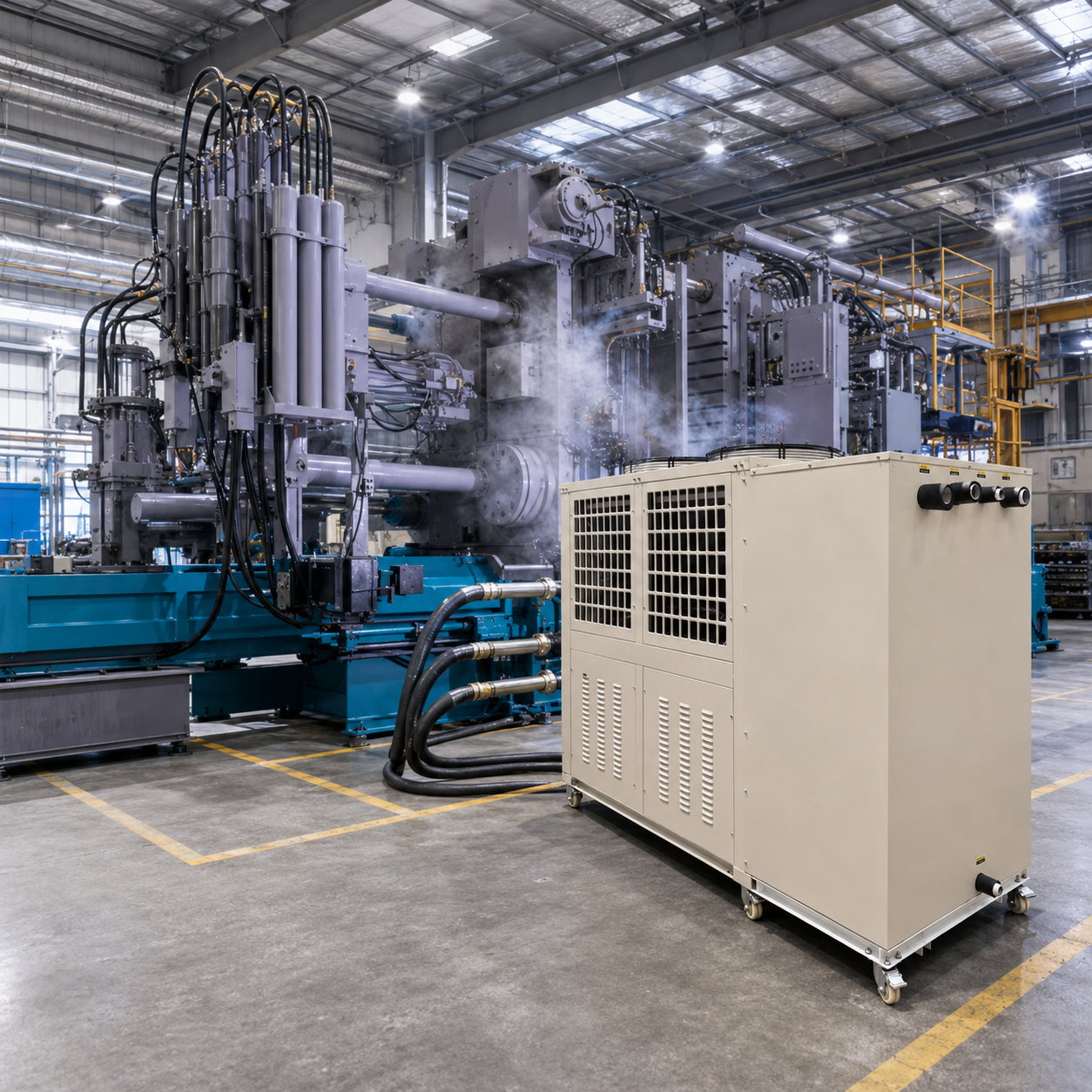 APT industrial chiller for die casting cooling system mold and hydraulic oil cooling